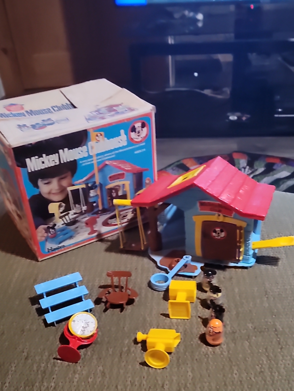 1976 Rooper Room Mickey Mouse Club Clubhouse ~ Not complete ~ Original Box